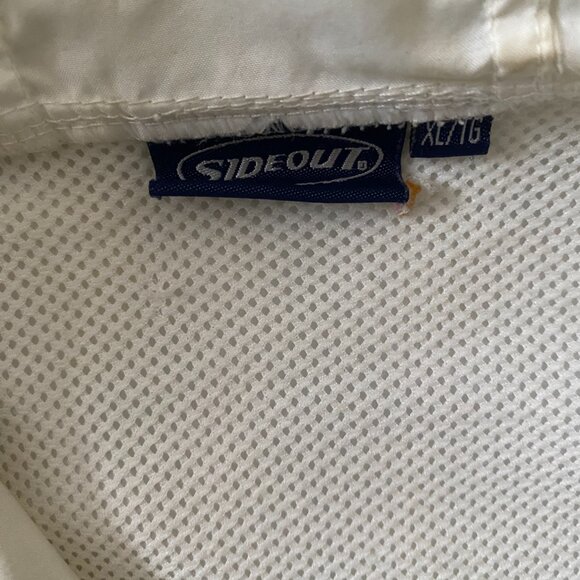 Sidequest '90s White Oversized Casual Windbreaker - Picture 6 of 15